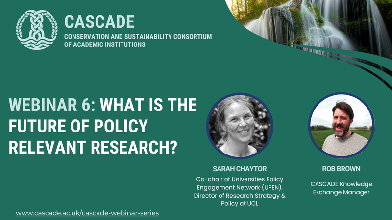 Cascade webinar future of policy relevant research cascade webinar future of policy relevant research
